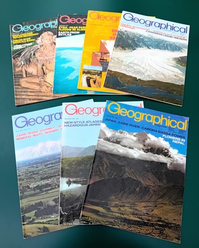 Vintage 1974 geographical - vintage, 1974/5