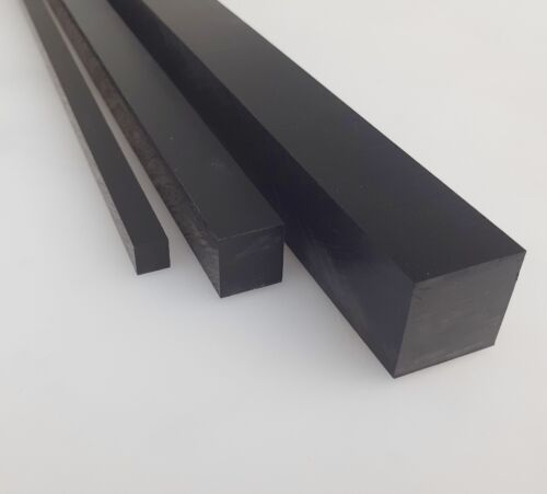 Pom quadrato 20x20mm nero - pom,