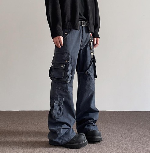 Pantalone cargo uomo - , blu