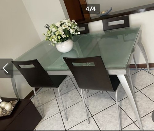 Tavolo vetro allungabile - tavolo,
