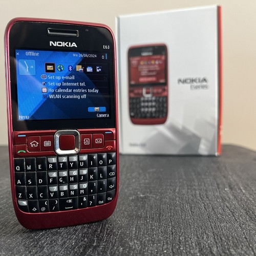 Nokia e63 red completo - nokia, di