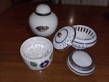 Lotto scatoline in porcellana vintage