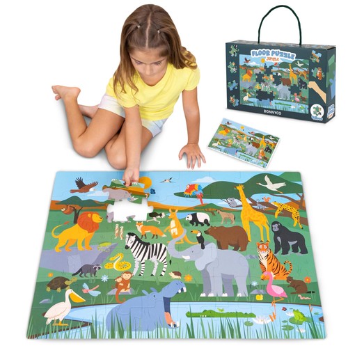 Puzzle bambini xxl animali - bambini,
