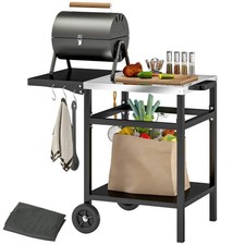 Carrello BBQ con Piano in
