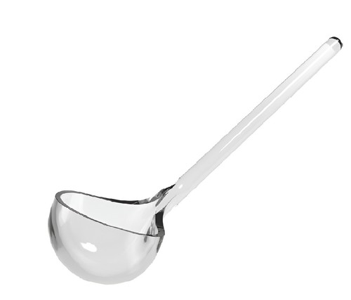 Mestolo trasparente elegante - trasparente,