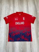 Castore England Cricket Mondiali Uomo 2023 Qatar Wainman #18 Taglia XL