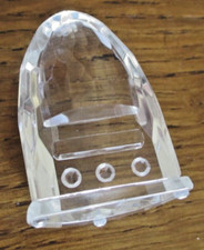 Figurine vintage de collection ancienne radio 1950 en cristal superbe