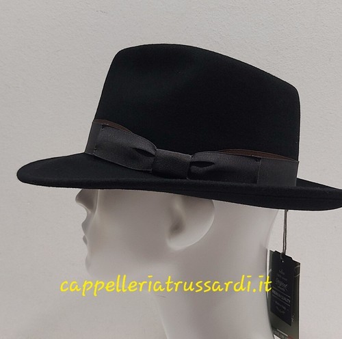 Cappello nero feltro lana - feltro,