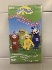 VHS Teletubbies Divertiamoci con Manine e Piedini BBC Videocassetta Anno 1996