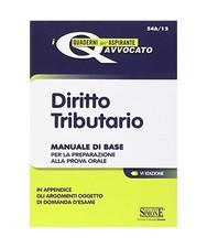 Diritto Tributario. Manuale Di