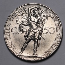 1939 Vatican City 50 Centesimi