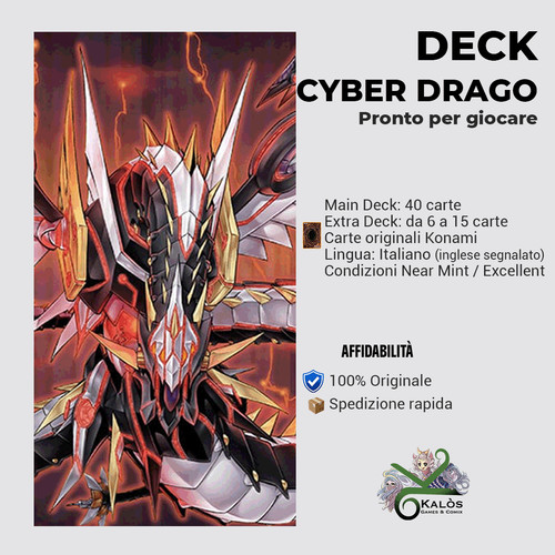 Yugioh mazzo deck cyber drago - cyber,