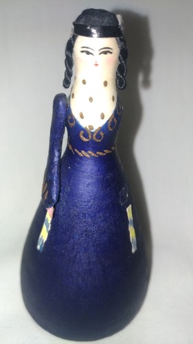 Bambola russa papier mache - papier,