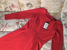Mini Abito Scollo Rosso