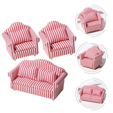  3 Pcs Mobili Per Casa Delle Bambole Case Piccoli Poltrona in Miniatura