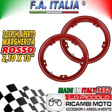 KIT 2 RED TUBELESS ALLOY