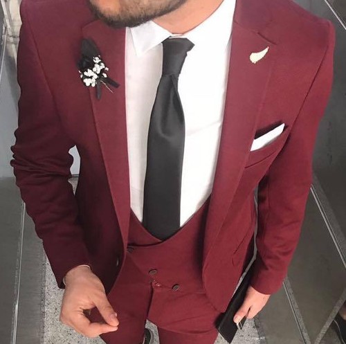 Giacca uomo bordeaux rot - da,