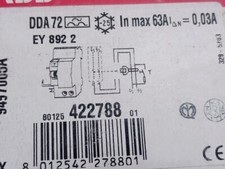 Modulo differenziale : ABB DDA72 63A 0,03A -422788 / ABB DD74 63A 0,3A-422815