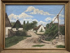 Strada di Campagna Con Vecchio