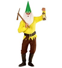 COSTUME GNOMO GIALLO XL