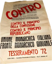Manifesto 1972 TESSERAMENTO