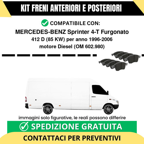 Pastiglie freno ant post - pastiglie,