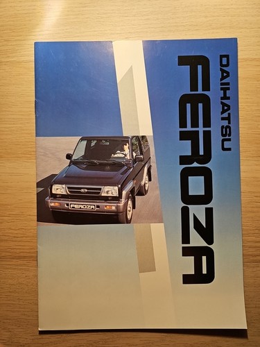 Brochure daihatsu feroza - daihatsu,