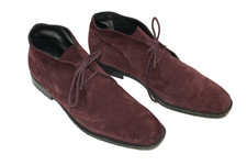 Scarpe uomo Tod's taglia 11 Europa 45 viola scamosciato. S9232