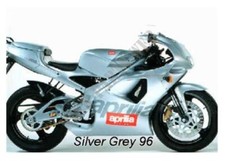 APRILIA ADESIVI ORIGINALI GENUINE DECAL RS 125 RS125 ROMBONI GREY 96 8147065