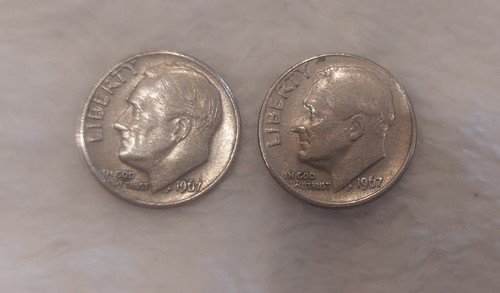 Monete one dime 1967 - monete,
