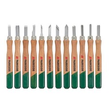 Parkside Set utensili per sculture in legno 12 pezzi