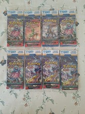 Carte POKEMON 8 Bustine nuove sigillate originali CRONOFORZE scarlatto&violetto 