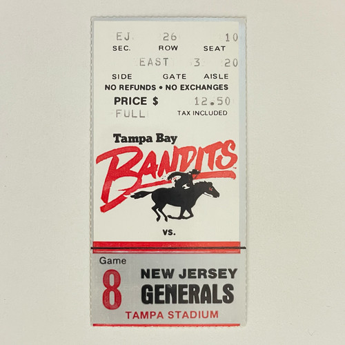 Biglietto tampa bay bandits - biglietto,