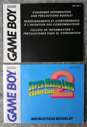 Lotto manuale game boy super - game,
