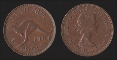 Australia penny 1964 - penny,