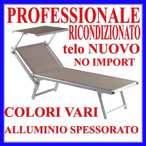 Lettino mare professionale - lettino,