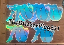 2 adesivi gambe Santa Cruz su