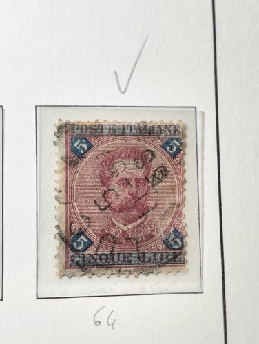 Regno italia 1891 5 lire - regno, 1891.