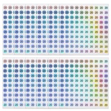 Adesivi riflettenti rotondi