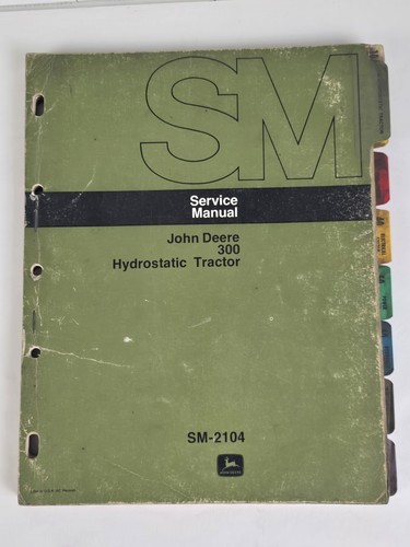 John deere 300 - deere, 316