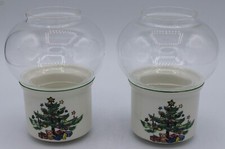 Nikko Happy Holidays (Set di 2) Mini Lampade a Candela Uragano Albero di Natale