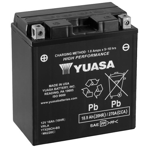Batteria moto yuasa ytx20ch - batteria, ytx20ch-bs