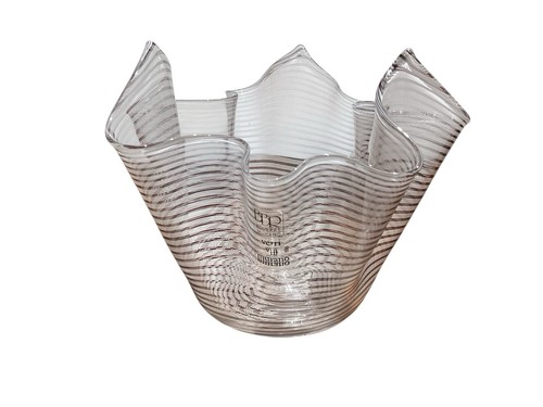 Vaso vetro murano fazzoletto - vetro,