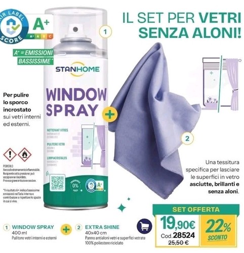 Stanhome window spray - window,