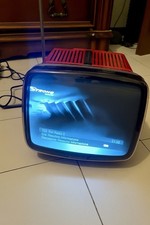 TV Brionvega Algol 11 anni 60, giallo, 1° rosso, funzionante