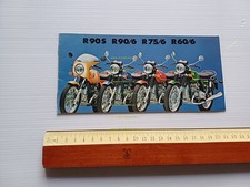 BMW R 90 S - R 90.6 - R 75.6 - R 60.6 1974 depliant moto originale ITALIANO