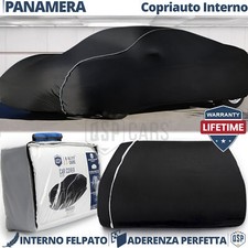 TELO COPRIAUTO Interno Per Porsche Panamera Felpato Traspirante Nero Garanzia A