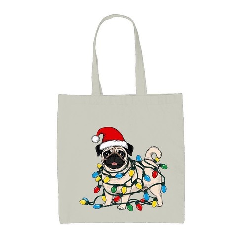 Carlino natale cane - -, borsa