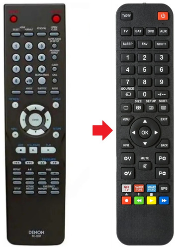 Telecomando adatto per - , denon