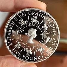 REGNO UNITO 5 POUNDS 1993